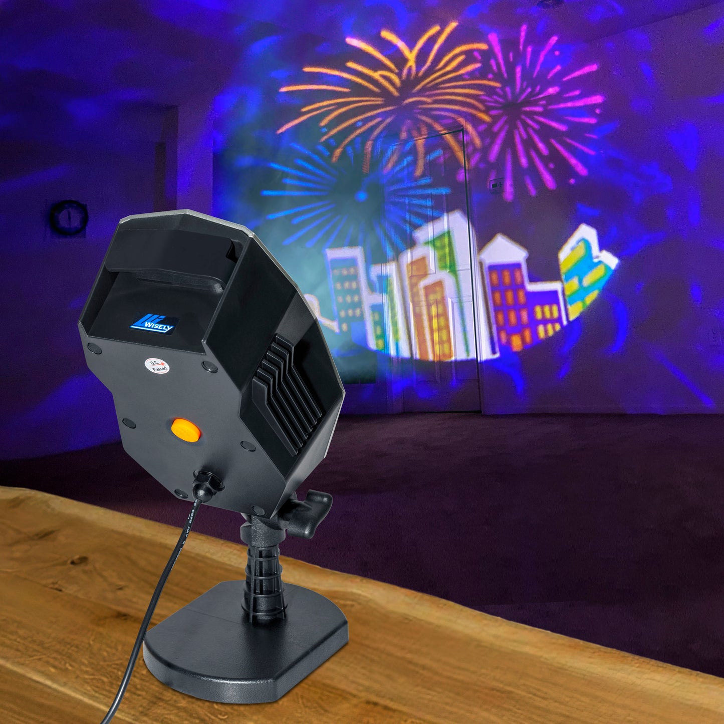 Wisely Patented Multi-Holiday Logos LED Projector