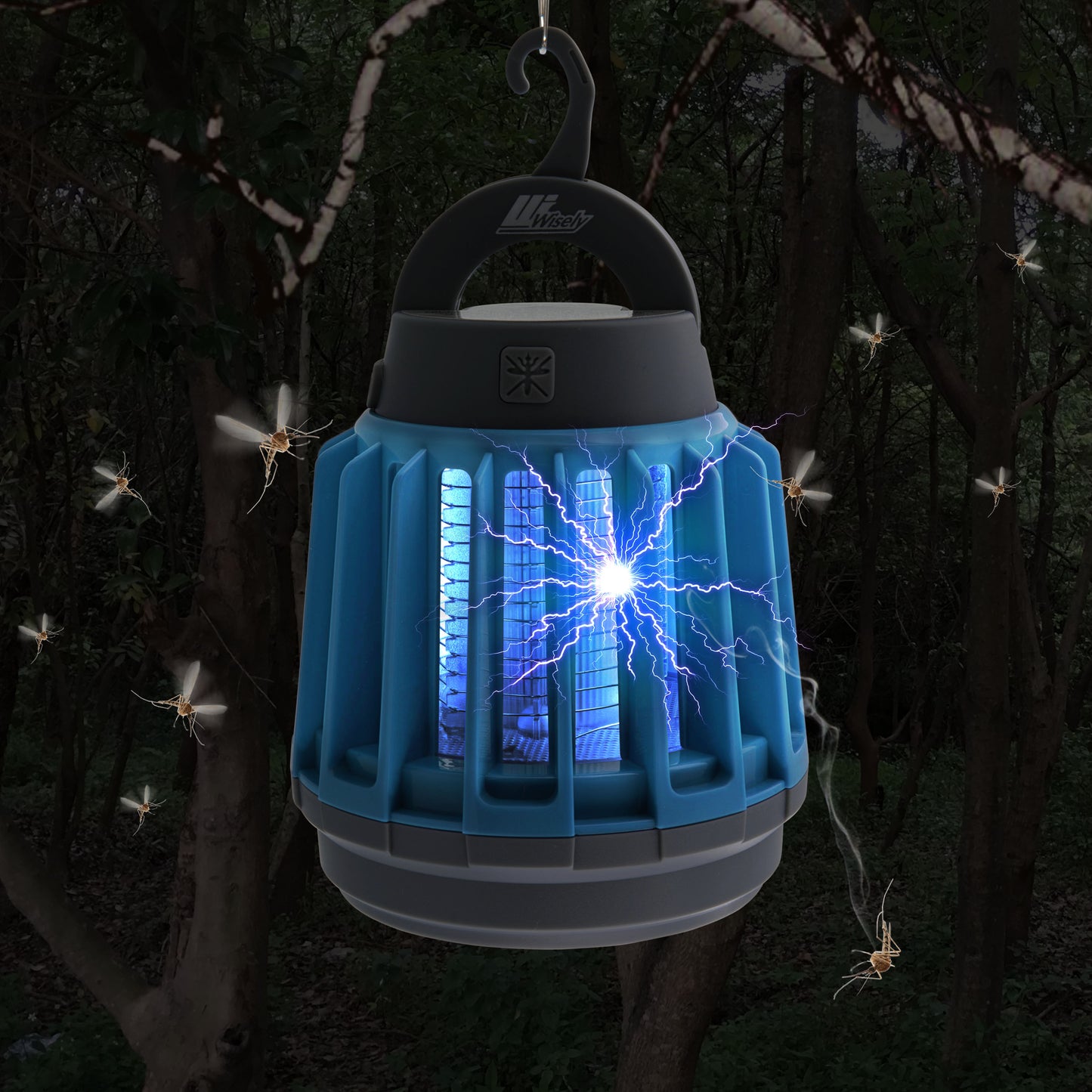 Wisely Rechargeable Solar Mosquito Camping Zapper