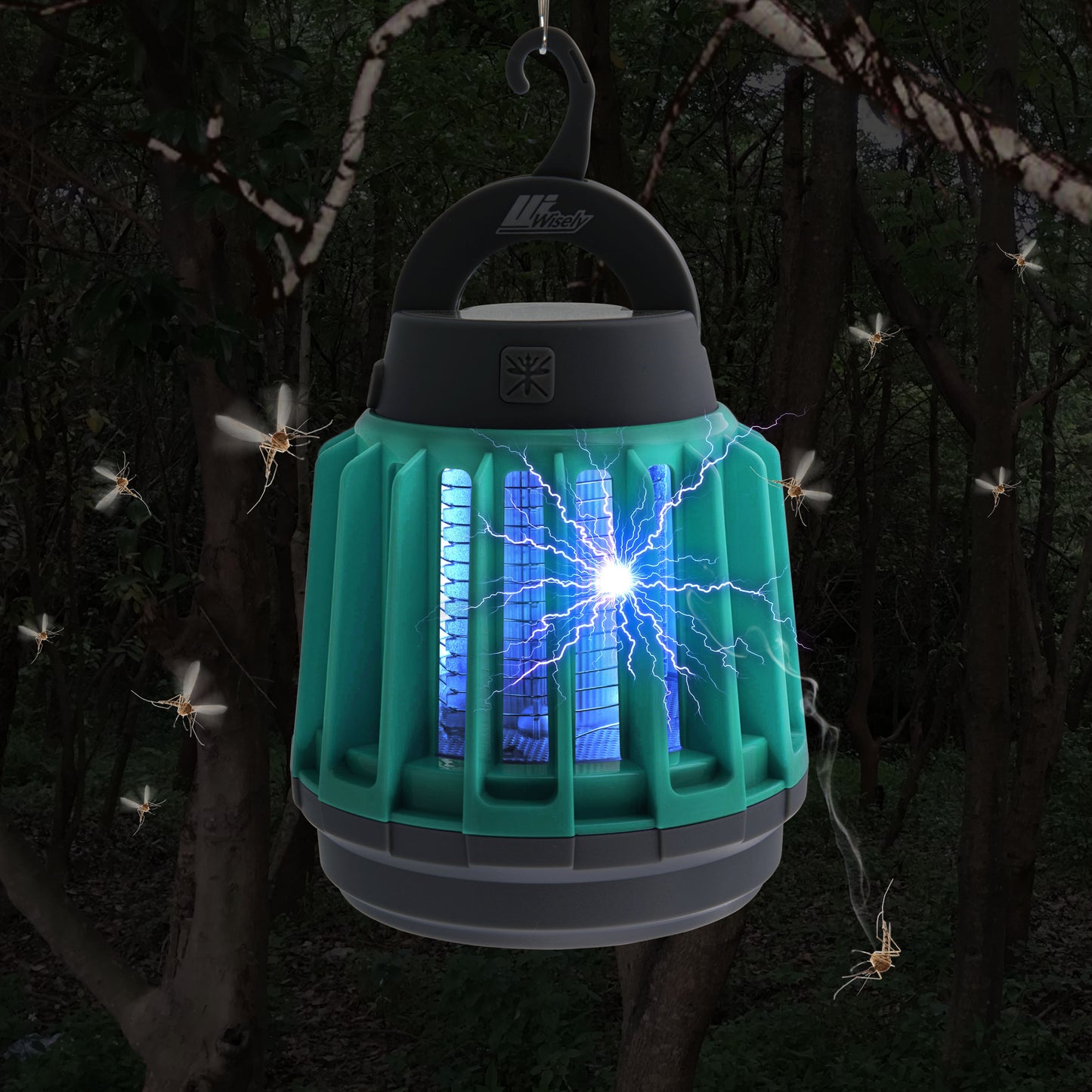 Wisely Rechargeable Solar Mosquito Camping Zapper